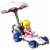 Mattel Hot Wheels® Mario Kart Princess Peach B-Dasher + Peach Parasol Figure Perspective: back