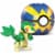 Mega Construx Pokemon Snivy Construction Set, Building Toys for Kids Perspective: back