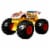 Mattel Hot Wheels Monster Trucks Twin Mill Vehicle Perspective: back