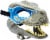 Mattel® Jurassic World Velociraptor Blue Dinosaur Mask Perspective: back