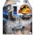 Mattel Hot Wheels Jurassic World Character Cars - Velociraptor Blue Perspective: back
