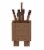 Mattel Minecraft Legends Wood Golem Figure Perspective: back
