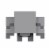 Mattel Minecraft Legends Stone Golem Figure Perspective: back