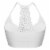 Dip Seamless Laceback Bralette - White Perspective: back