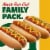Nathan's Famous Skinless Bun Length Beef Hot Dog Franks Perspective: back