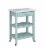 Colorado Kitchen Cart with Stainless Steel Top Perspective: back