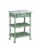 Carolina Kitchen Cart with Stainless Steel Top Perspective: back