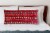 Holiday Home Red Body Gnomes Pillow Perspective: back