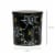 Holiday Home Halloween Jar Candle Black Spider Web Perspective: back