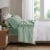 Modavari 500 Thread Count Egyptian Cotton King Sheet Set - Green Perspective: back
