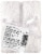 Smart Way™ Mini Washcloths - White Perspective: back