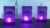 Holiday Home LED PVC Luminary Skulls - Purple Perspective: back
