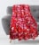 Holiday Home XOXO Valentine's Day Microplush Throw Blanket Perspective: back