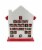 Holiday Home Advent Decor Christmas House Perspective: back