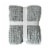 HD Designs Waffle Sherpa Throw - Grey Perspective: back