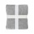 HD Designs Chenille Sherpa Blanket - Gray Perspective: back