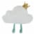 Holiday Home 14" Retro Buddies Cloud Plush Toy Perspective: back