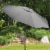 HD Designs Outdoors Market Umbrella - Dark Gray Perspective: back