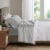 Modavari 500 Thread Count Egyptian Cotton Queen Sheet Set - Gray Perspective: back