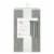 Everyday Living® Carsten Single Room Darkening Window Panel - Gray Perspective: back