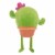Holiday Home 14" Retro Buddies Cactus Plush Toy Perspective: back