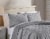 HD Designs Chambray Sham - Gray Perspective: back