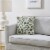 HD Designs Floral Decorative Pillow - Green Perspective: back