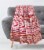 Holiday Home Valentine's Day Hearts Microplush Throw Blanket Perspective: back