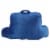 HD Designs Sherpa Bed Rest - Blue Perspective: back