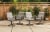 HD Designs Outdoors Sutton Sling Swivel Dining Chair Perspective: back