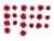 Holiday Home® Bow Bag - Oh What Fun Solid Reds Perspective: back