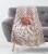 Holiday Home Gingerbread Christmas Pillow and Throw Set Holiday Décor Perspective: back