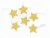 Holiday Home® Glitter Die Cute Gold Star Gift Tags Perspective: back