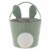 Holiday Home® Easter 10.5-Inch Courduroy Bunny Basket - Green Perspective: back