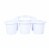 OfficeWorks 6 Cup Caddy - White Perspective: back