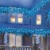 Holiday Home 200 ct White Icicle Wire Lights Christmas Décor - Blue Perspective: back