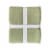 HD Designs Chenille Sherpa Throw - Green Perspective: back