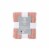 HD Designs® Tripleweave Standard Sham - Pink Perspective: back