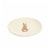 Holiday Home 6 Inch Bunny Appetizer Plate Perspective: back