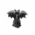 Holiday Home 8.6" Black Cat with Wings Statue Halloween Décor Perspective: back
