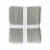 HD Designs Chenille Sherpa Throw - Gray Perspective: back