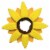 Holiday Home Medium/Large Sunflower Pet Neck Band Perspective: back