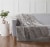 HD Designs® Herringbone Plush Throw Blanket - Green Perspective: back