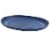Dash of That Chrysalis Blue Oval Platter - Blue Perspective: back