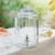 Everyday Living Glass Drink Dispenser – Clear Perspective: back