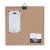 Holiday Home LED Angel Block Table Sign Perspective: back