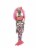 Holiday Home 16" Hanging Pink Mermaid Skeleton Halloween Decor Perspective: back