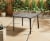 HD Designs Outdoors Sutton Square Resin Wood Top Dining Table Perspective: back