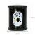 Holiday Home Halloween Black Apothecary Candle Witch's Brew Perspective: back