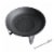 HD Designs Outdoors Round Steel Fire Pit Perspective: back